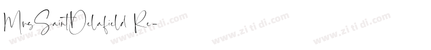 MrsSaintDelafield Re字体转换